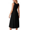 thumbnail image 6 of Wiholl Summer Dresses for Women Flowy Casual Midi Dress Beach Vacation Sundresses with Pockets, 6 of 9