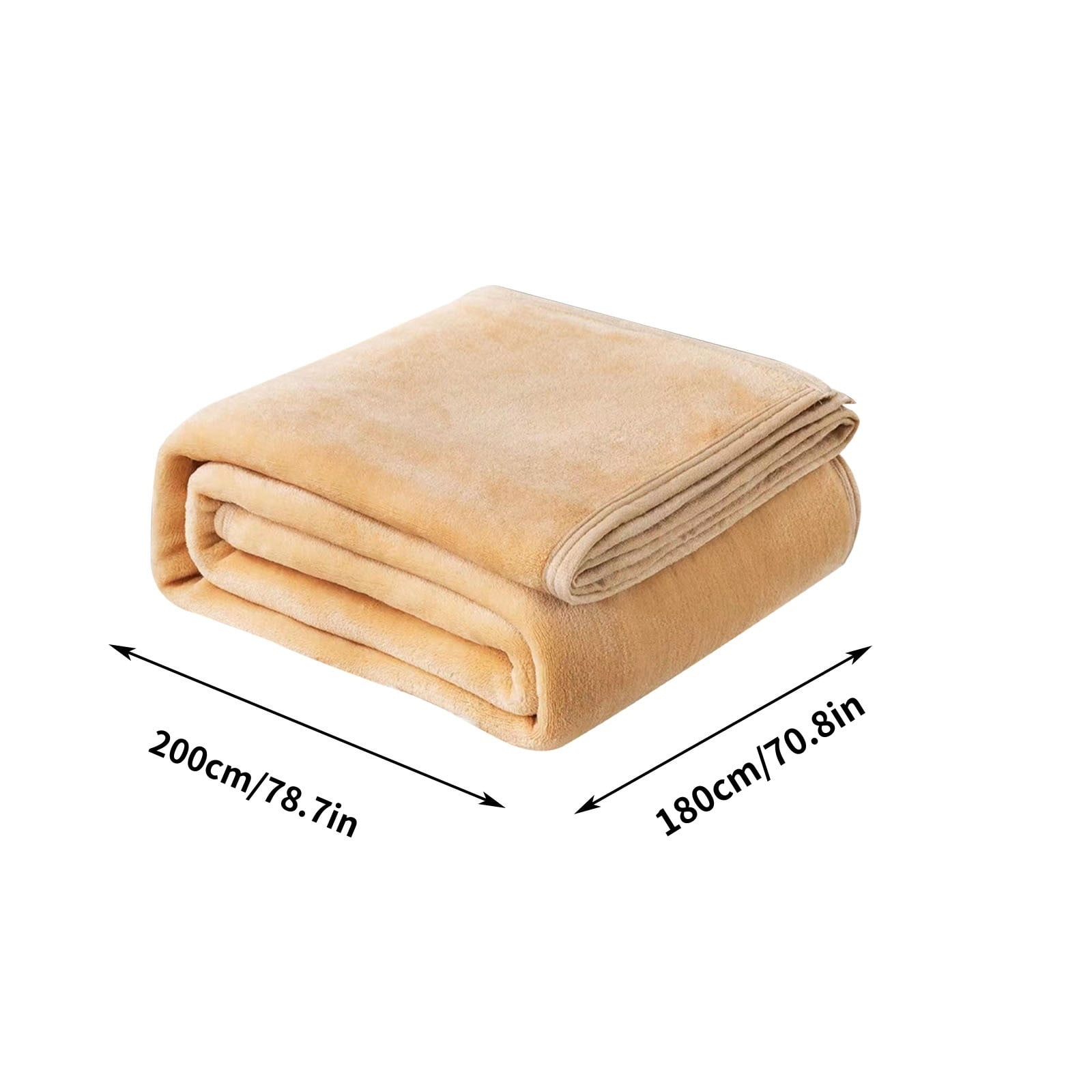 Fleece Blankets, Super Soft Flannel Fuzzy Blanket for Bed Couch, Luxury Cozy Plush Microfiber Blanket,70x78In