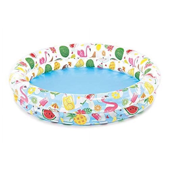 Intex Inflatable Stars Kiddie 2 Ring Circles Swimming Pool (48 X 10) [Assorted Styles]