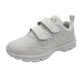 thumbnail image 2 of Men’s PACER Ultra-Lightweight Mesh Sneakers – Breathable, Casual Hook-and-Loop Shoes | White, Size 9.5, Medium B/C, 2 of 2