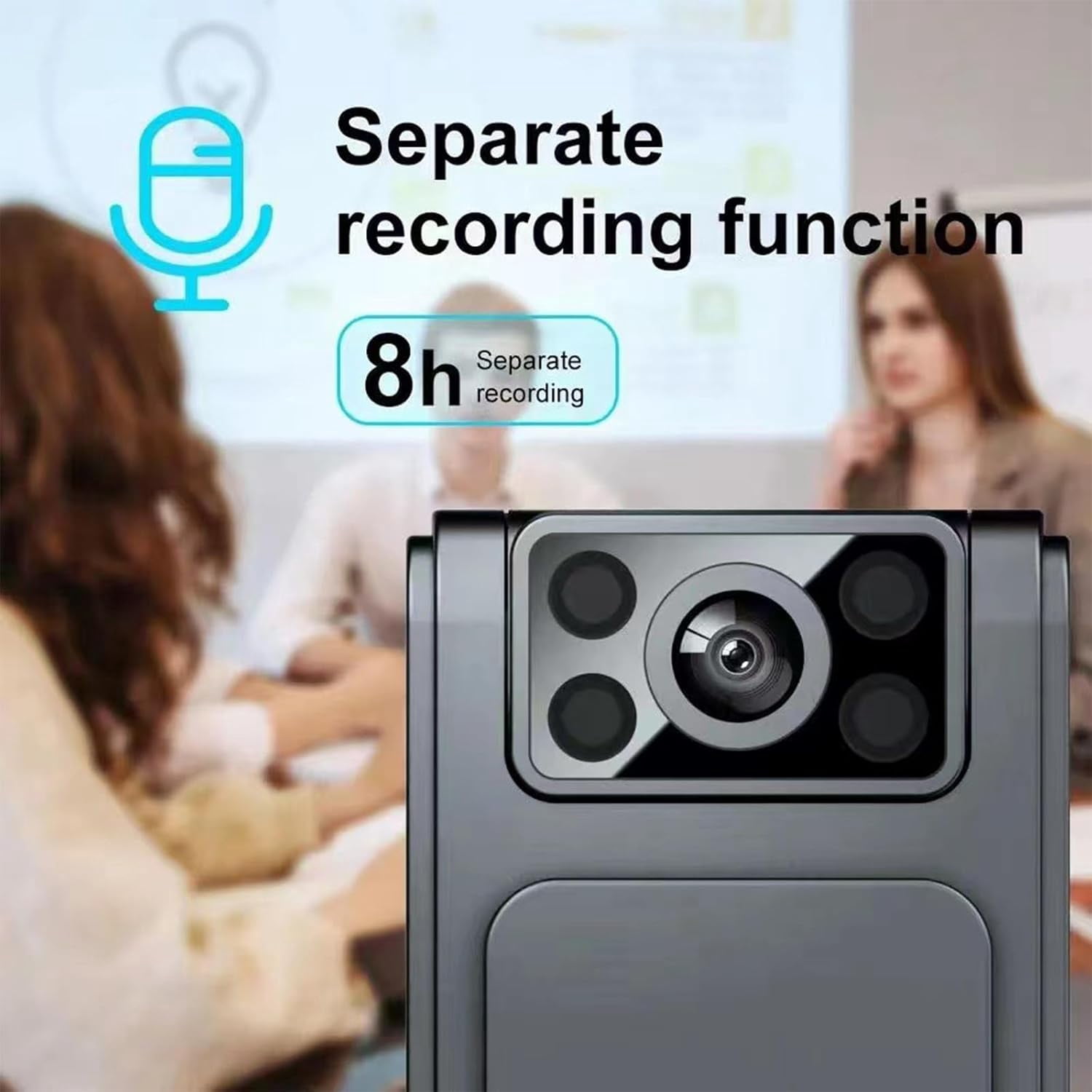HD 1080P Noise Reduction Camera, Hobeli Sports Camera, Portable Back Clip Night Vision Body Camera, 8-64GB Hobeli Sports Camera, 7 Hours Video Recording