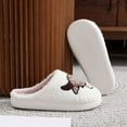 thumbnail image 7 of Fuzzy Slippers For Women Couple Winter Cute Cow Pattern Cartoon Warm Padded Slippers Warm Cozy Winter House Slippers Bedroom Indoor House Shoes, 7 of 7