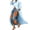 Light Blue, variant on Women's Maxi Shirt Dresses Long Sleeve Lapel Button Down Plus Size Long Tunic Tops Causal Sun Proteciton Summer Beach Vacation Cover Ups Green XXXXXL