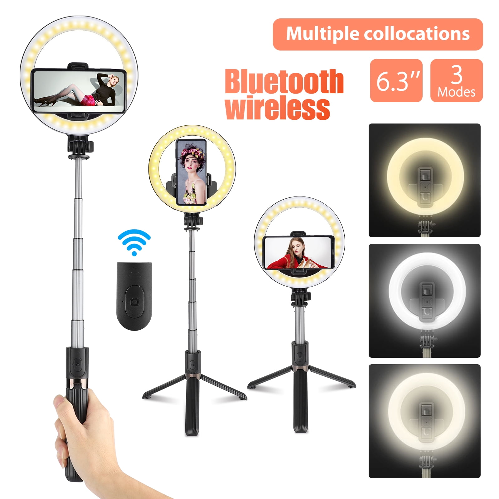 EEEKit Selfie Stick Tripod, All in 1 Portable Extendable Selfie Stick