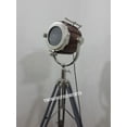 thumbnail image 3 of Modern Nautical Wooden Spot Light Studio Grey Tripod Spotlight Photography Floor Lamps light searchlight Stand lamp Home Decoration Light Fixture, 3 of 6