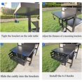 thumbnail image 4 of Grill & Griddle Caddy for Blackstone Griddle Accessories, Grill Accessories Space Saving BBQ Gift for Dad BF Men, BBQ Accessories for Blackstone Grilling and Weber Grill, Outdoor Grill, 4 of 8