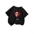 thumbnail image 1 of T-shirt à Manches Longues 2t pour Filles, Mignon Graphique Col Rond Manches Courtes Tee-Shirt d'Été Décontracté, 1 of 3