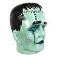 thumbnail image 4 of Ceramic Ghastly Victor Frankenstein Skull Cookie Jar Halloween Decor Kitchenware, 4 of 10