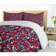 thumbnail image 5 of Ambesonne Skull Duvet Cover Sets, Crosses Hearts Moons, 2-Queen, Multicolor, 5 of 6