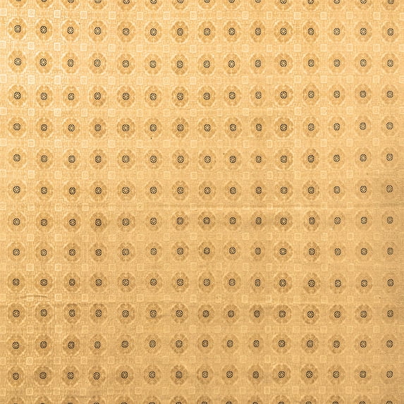 Ahgly Company Indoor Square Abstract Brown Modern Area Rugs, 3' Square
