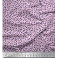 thumbnail image 1 of Soimoi Rayon Fabric Check,Leaves & Floral Artistic Print Sewing Fabric Yard 56 Inch Wide, 1 of 1