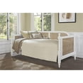 thumbnail image 2 of Bowery Hill Coastal Wood Twin Daybed with Cane Inset Panels in Natural/White, 2 of 2