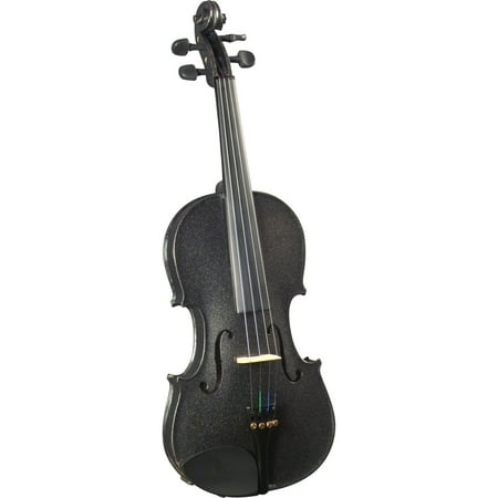 Cremona SV-75BK Premier Novice Violin Outfit - Sparkling Black - 4/4 Size