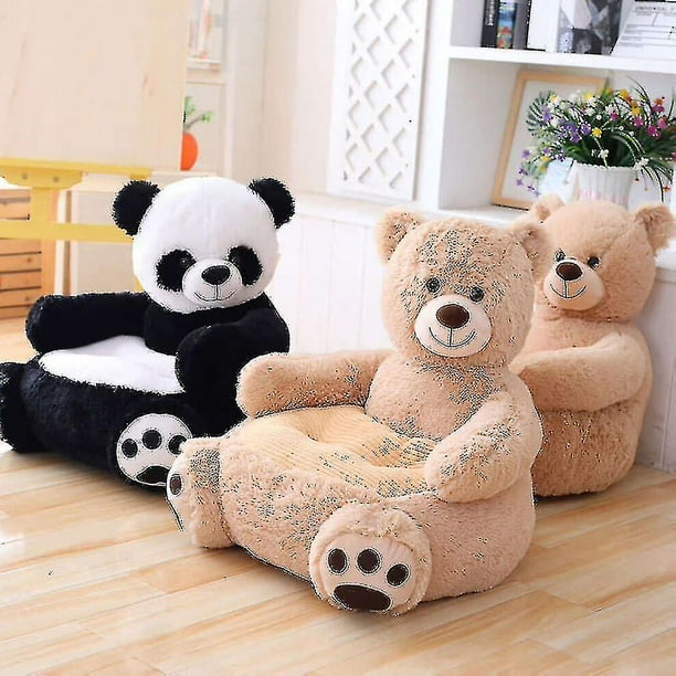 Children s Plush Teddy Bear Fluffy Sofa Chair Walmart