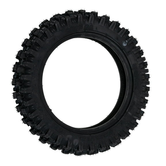 AlveyTech Black 3.00-10 Pneumatic Tire with QD015 Knobby Tread, Replacement 2-Wheeler Dirt Bike Part