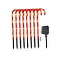 thumbnail image 2 of Candy Cane Lights Solar LED Decor Creative para Christmas Driveway Lawn Outdoor 8 luces de energía solar Sharpla Luces de bastones de caramelo, 2 of 8