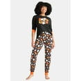 thumbnail image 2 of Halloween Women's Matching Family Pajama Set from Way to Celebrate, 2-Piece, Sizes S-3X, 2 of 6