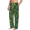 thumbnail image 3 of Kdxio Cactus 1 Print Men's Sleep Pajama Pant Lounge Pants with Pockets, 3 of 8
