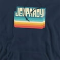 thumbnail image 2 of Popfunk Jeopardy Vintage Jeopardy Adult Pull-Over Hoodie, Navy, Large, 2 of 5