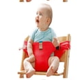 thumbnail image 4 of Silla de comedor plegable de seguridad para bebés con asiento portátil para niños Cinturón de comedor BB para bebés, 4 of 5
