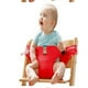 thumbnail image 2 of Silla de comedor plegable de seguridad para bebés con asiento portátil para niños Cinturón de comedor BB para bebés, 2 of 5