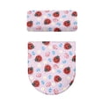 thumbnail image 5 of HELLHERO Toilet Seat Covers Ladybug and Daisy Pattern 2 Pieces Elastic Edge for Bathroom Home Elastic Bottom Toilet Seat Cover Replacement, 5 of 8