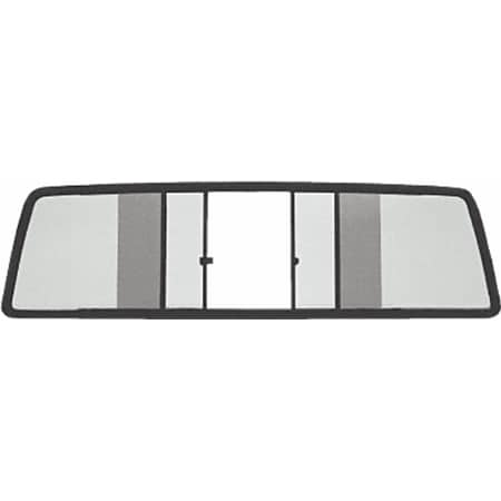 CRL Duo-Vent Four Panel Slider with Solar Glass for 1973-1987 Chevy/GMC CK Truck and for 1988 - 1992 RV GMC/Chevy (Best Rv Solar Setup)