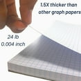 thumbnail image 4 of Mr. Pen- Engineering Paper, Graph Paper, 5x5 (5 Squares per inch), 8.5"x11", 55 Sheets, 3-Hole Punched, 4 of 7