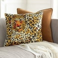 thumbnail image 4 of Chloe CLE-003 18"H x 18"W Square Pillow Kit in Butter/Saffron/Black/Orange, 4 of 4