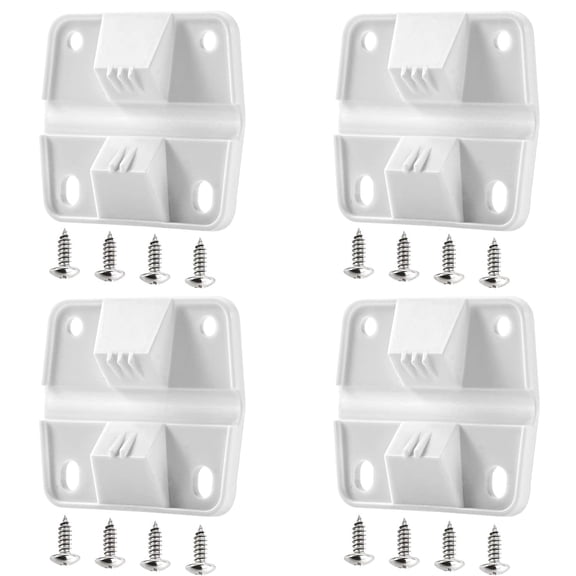 Deally Cooler Plastic Hinges Replacement for Coleman,Replacement Hinges for Coleman Xtreme Cooler Parts Ice Chest Hinges ,4 Pack with Screws