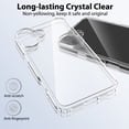 thumbnail image 3 of for iPhone 16 Case, Luxury Clear Ultra Slim Anti-Scratch Shockproof Non-Yellowing Acrylic Hard Back Protective Lightiweght Phone Case Cover Fit for iPhone 16 - Clear, 3 of 6