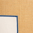 thumbnail image 6 of Safavieh Martha Stewart Natural Fiber Maximillian Solid Runner Rug, Natural/Navy, 2'3" x 8', 6 of 10