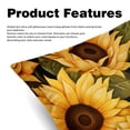 thumbnail image 2 of Sunflower seamless printing Decorative Bed Pillow Covers Throw Pillows Set with Unique Patterns for all Occasions - 16x16, 18x18, 20x20 inches - 2 Pack Pillow Inserts Included, 2 of 6