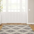 thumbnail image 3 of Outdoor Washable Navarre Ivory & Brown 3' x 5' Accent Rug, 3 of 8