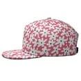 thumbnail image 3 of Boho Chic Daisy Baseball Cap – Floral & Leaf Flat Bill Hat, Trendy for Women & Teens, 3 of 8