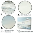 thumbnail image 3 of Designart "Serene Beach Horizon In Soft Colors V" Coastal Minimalism Floater Framed Canvas Art Print, 3 of 5