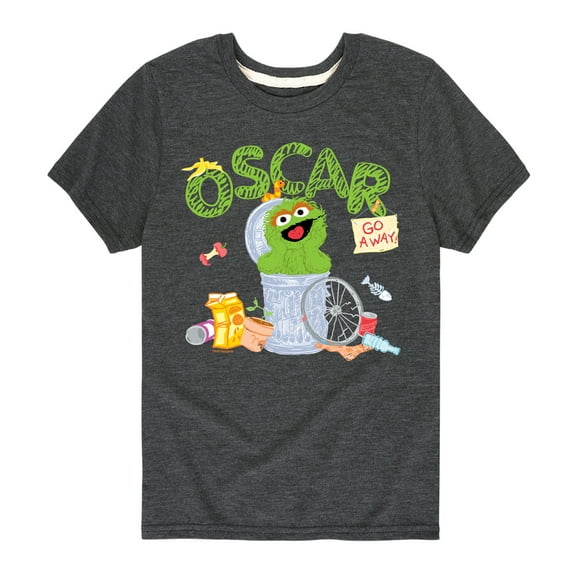Sesame Street - Oscar - Toddler and Youth Short Sleeve Graphic T-Shirt