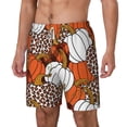 thumbnail image 2 of Balery Various Pumpkins Mens Swim Trunks Swim Shorts for Men Quick Dry Inseam Beach Shorts with Compression Liner Pocket-Large, 2 of 9