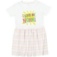 thumbnail image 3 of Inktastic I Love My Nonni Sun and Rainbow Letters Girls Toddler Dress, 3 of 5