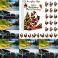 thumbnail image 4 of Hanging Advent Calendar Rooster with Hat and Scarf 24 Days Countdown Sets Festive 2D Holiday Ornament, 4 of 6