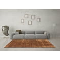 thumbnail image 3 of Ahgly Company Indoor Rectangle Oriental Orange Industrial Area Rugs, 7' x 10', 3 of 4