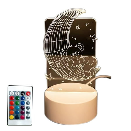 

Night Lights for Kids Gifts Change with Remote Decor Lamp As a Gift Ideas for Kids Boys Gifts