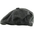 thumbnail image 2 of Herringbone Applejack Wool Blend Newsboy Gatsby Ivy Hat Golf Driver Ascot, 2 of 6