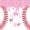 Pink C, variant on Meiyoeat Donut Baseball K Letter Twin Sheet Sets for Kids Girls, Cartoon Ice Cream Drip Bedding, Pink, 3pcs