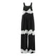 thumbnail image 2 of Gibobby pantalones siameses de pierna ancha Monos de mujer Verano Casual Suelto Sin mangas Patchwork Doble bolsillos Mono Estampado floral Boho Pierna ancha Babero en general(Negro， M), 2 of 5