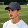 thumbnail image 2 of Xijirk Baseball Cap Mesh Side Breathable Curved Brim Sport Hat for Running Outdoor Daily Wear,Dark Gray,One Size, 2 of 4
