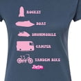 thumbnail image 3 of Barbie the Movie - Barbie Vehicles - Juniors Fitted Graphic T-Shirt, 3 of 5