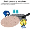 thumbnail image 2 of 3D Printing Mat Heat-Resistant Painting Design Pad Table Protector Reusable Drawing Template Adults Teens Art for Beginners Pink, 2 of 9