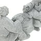 thumbnail image 4 of 2 piezas de decoración artística creativa para el hogar, piedra arenisca, adorno zen, accesorio de paisaje, gris, 4 of 8