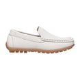 thumbnail image 2 of coXist Kids Toddlers Boys Girls Leather Slip On Loafers Moccasin Boat Dress Shoes, 2 of 7